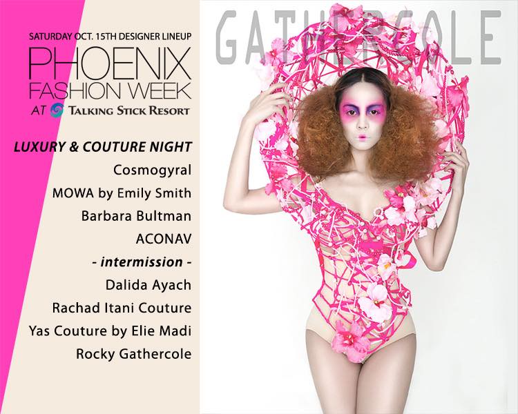 saturday designer lineup Phoenix Fashion Week