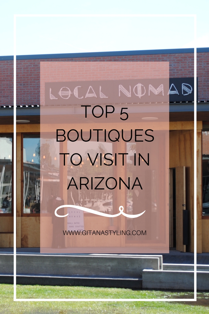 top 5 boutiques to visit in Arizona