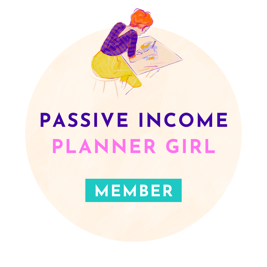 Passive income planner girl online course