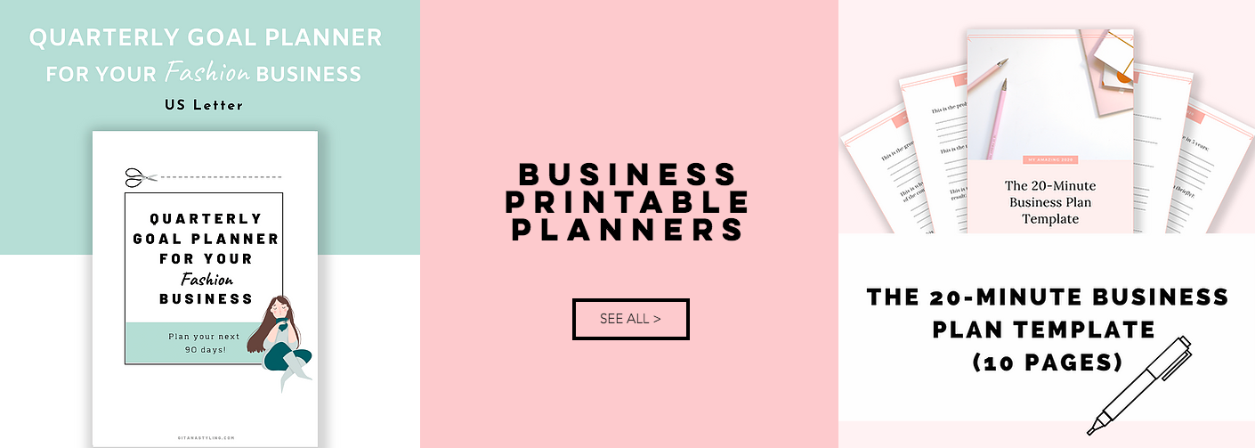 Business Printable Planners 2