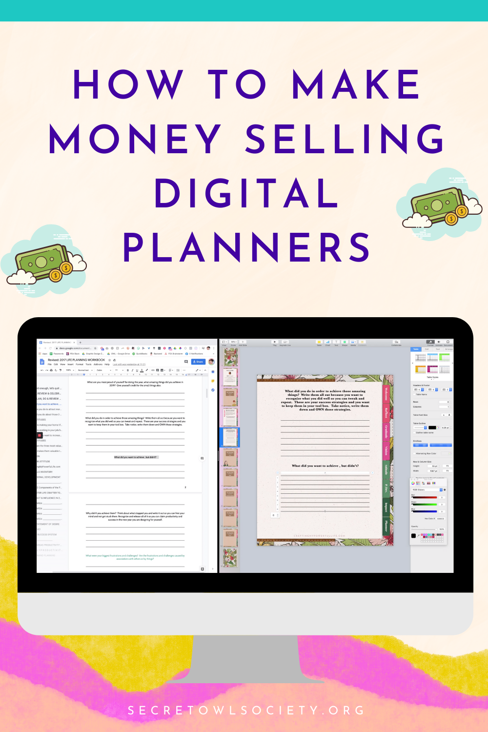 Passive income Planner Girl online course